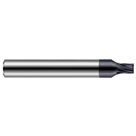 End Mill For Hardened Steels - Corner Radius, 0.3750 (3/8), Corner Radius: 1/64